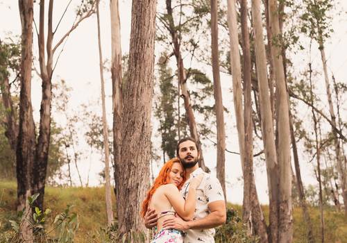 Casal de Acawã e Carol