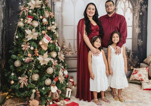 Estúdio Temático de Kamila & Família {Ensaio.de.Natal}