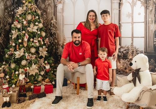Estúdio Temático de Andressa & Família {Ensaio.de.Natal}