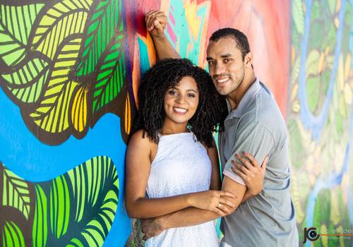 Ensaios de Evelyn e Wanderson