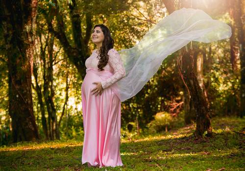 Gestante de Karina a espera de Valentina