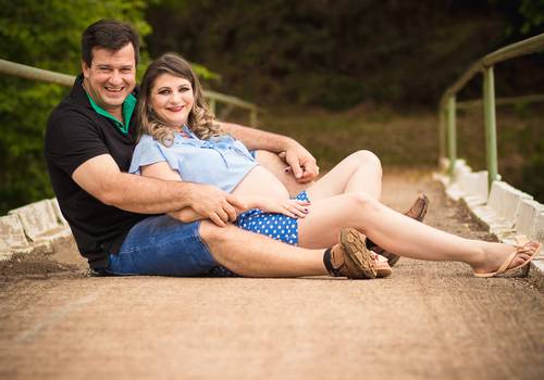 Gestante de Mamãe Rita a espera de Arthur Miguel