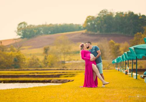 Gestante de Jessica e Javier a espera de Manuella