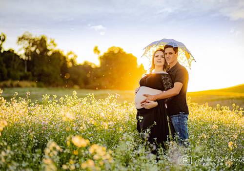 Gestante de Lhuana e André a espera de Gustavo