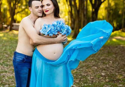 Gestante de Ensaio Adriane e Rafael a espera de Rhael