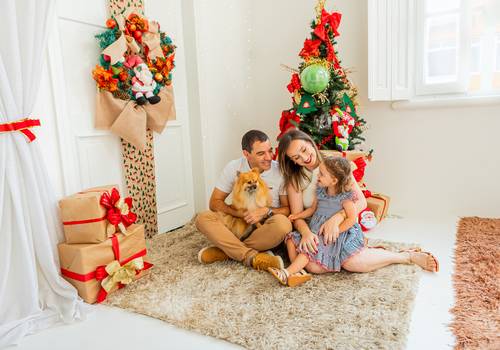 Estúdio de Laura + Regiane + Sérgio + Meg | Natal em família 