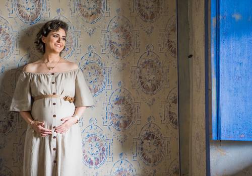 Gestante de Ensaio Jeanine e Guilherme