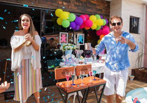 Chá de Revelação de Chá de revelação | Rosana + Henrique = ?