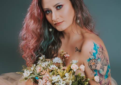 Temáticos e Criativos de Ensaio Flowers