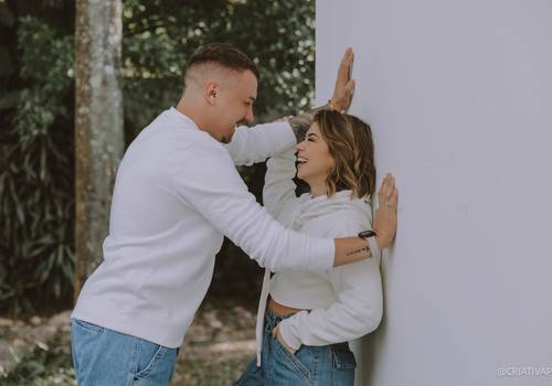 Casal de Evelyn e Guilherme