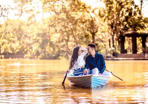 Casal de Priscila e Arnoldo