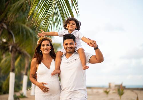 Gestante de Fotos do Chá Revelação de Michelle e Wanderson