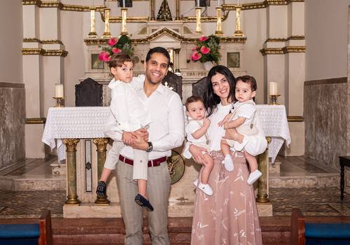 Batizado de Fotos do Batizado em Recife de Lucas e Noah