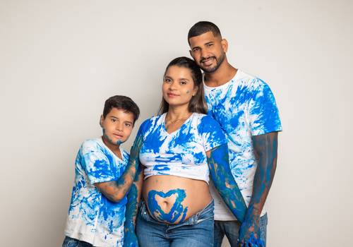 Gestante de Fotos do Ensaio Revelação em Recife de Ingride e Douglas