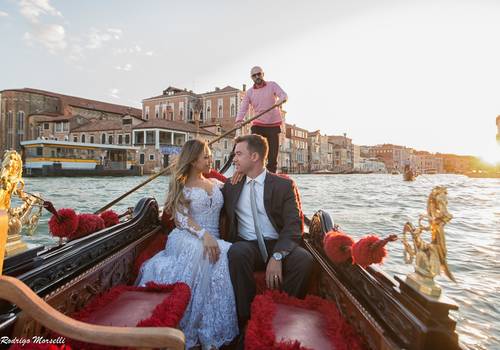 Trash the Dress de Gabriela e Rafael - Veneza