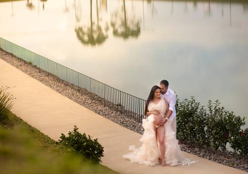 Gestante de Ensaio Gestante Indiana