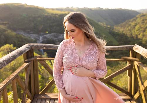 Gestante de Ensaio Gestante da Ariane