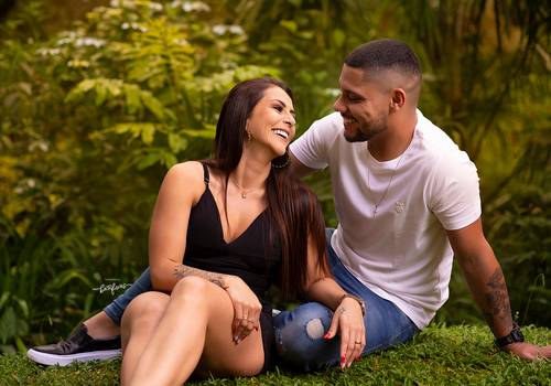 Casal de Monica e Mateus