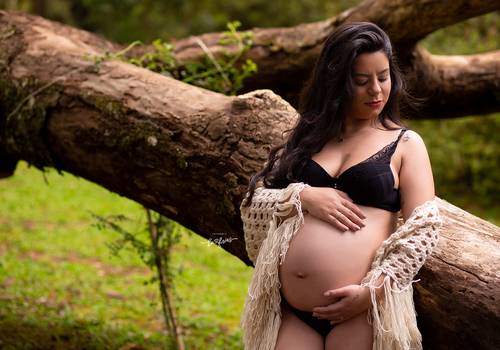 Gestante de Ensaio Gestante Nicole