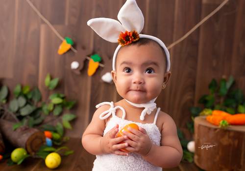 Infantil de Elisa - 07 meses - Páscoa 2023