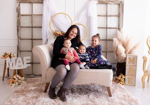 ACOMPANHAMENTO TRIMESTRAL de Théo e Melissa - 07 meses - Dia das Mães 2023