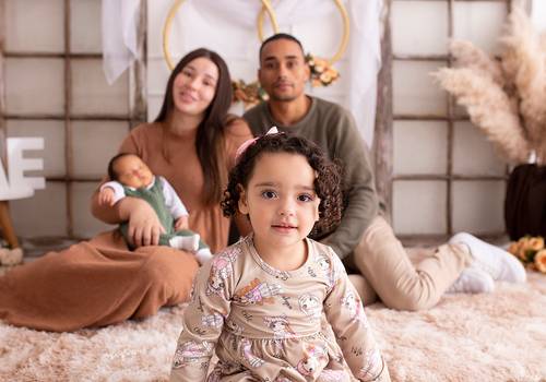 Família de Julia, Levi e Olivia - Dia das Mães 2023