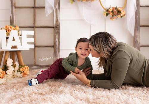 Família de Adriele e Matteo