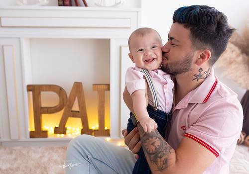 ACOMPANHAMENTO MENSAL de Bernardo - 06 meses - Dia dos Pais 2023