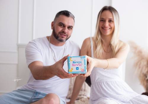 Gestante de Ensaio Revelação Cristiane