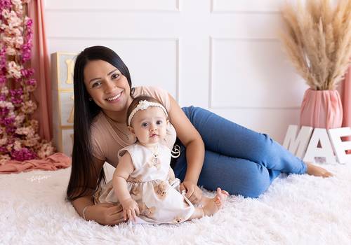 ACOMPANHAMENTO MENSAL de Beatriz - 07 meses - Dia das Mães 2024