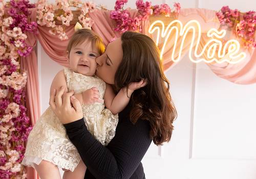 ACOMPANHAMENTO MENSAL de Luiza - 11 meses - Dia das Mães 2024