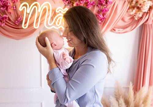 ACOMPANHAMENTO MENSAL de Manuela - 01 mês - Dia das Mães 2024