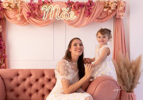 Família de Nathaly e Sophia - Dia das Mães 2024