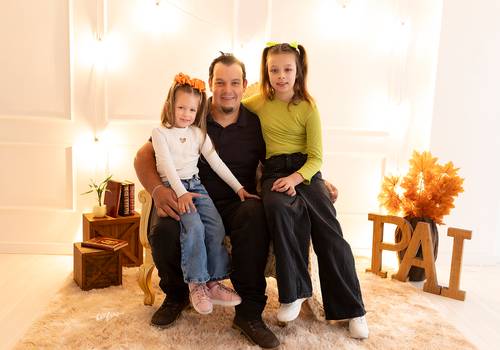 Família de Jeferson, Yasmin e Rafaella - Dia dos Pais 2024