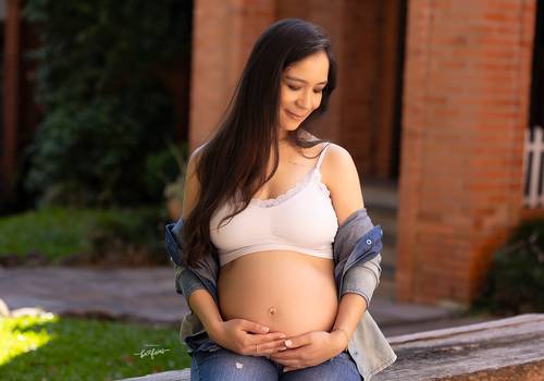 Gestante de Ensaio Gestante Cristiane