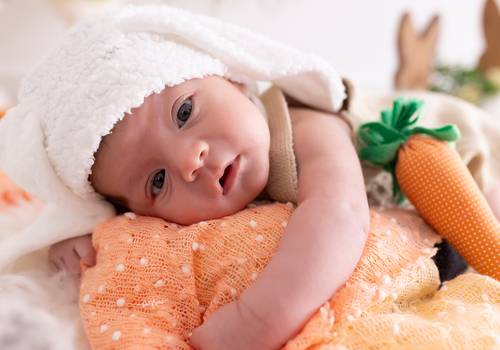 ACOMPANHAMENTO MENSAL de Rodrigo - 01 mês - Ensaio de Páscoa 2025