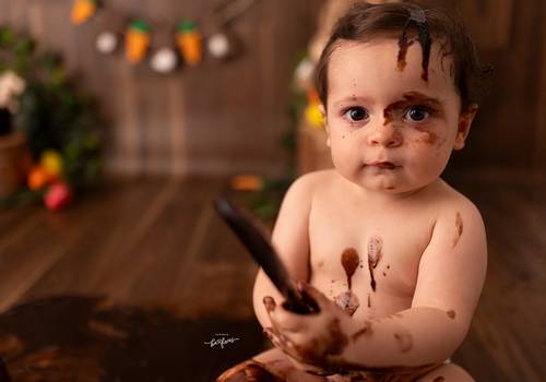 ACOMPANHAMENTO MENSAL de Rael - 13 meses - Ensaio de Páscoa 2025