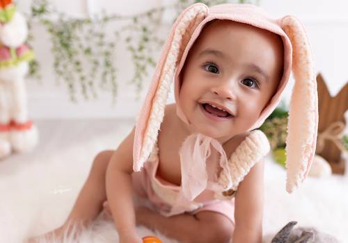 ACOMPANHAMENTO MENSAL de Aurora - 11 meses - Ensaio de Páscoa 2025