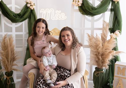 Família de Simone, Pietra e Benício - Dia das Mães 2025