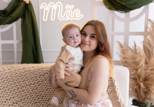 ACOMPANHAMENTO MENSAL de Theo - 05 meses - Dia das Mães 2025