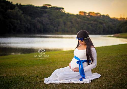 Gestante de Ensaio Gestante Paola