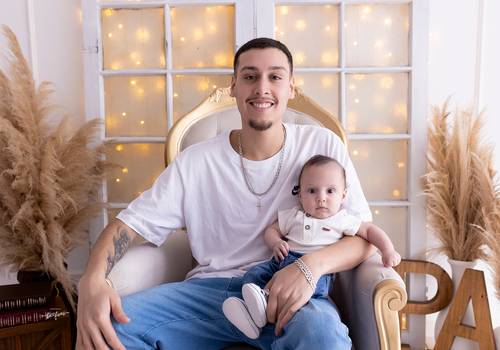 ACOMPANHAMENTO MENSAL de Hariel - 04 meses - Dia dos Pais 2025