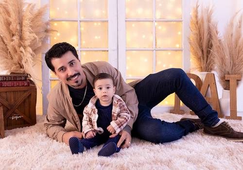 ACOMPANHAMENTO MENSAL de Valentim - 08 meses - Dia dos Pais 2025