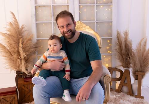 ACOMPANHAMENTO MENSAL de Bento - 09 meses - Dia dos Pais 2025