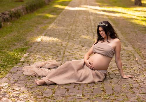 Gestante de Ensaio Gestante Jenniffer