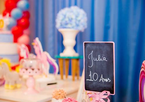 Aniversário Infantil de Aniversário Julia