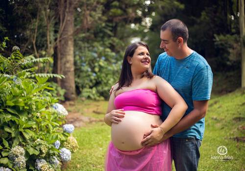 Gestante de Ensaio Gestante Malu