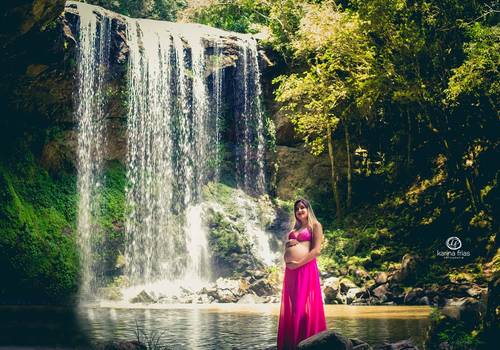 Gestante de Ensaio Gestante Luana