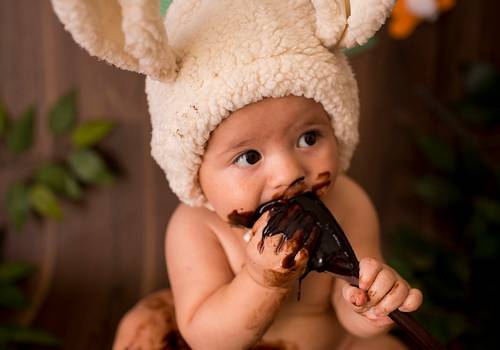 Infantil de Ensaio Páscoa Samuel 