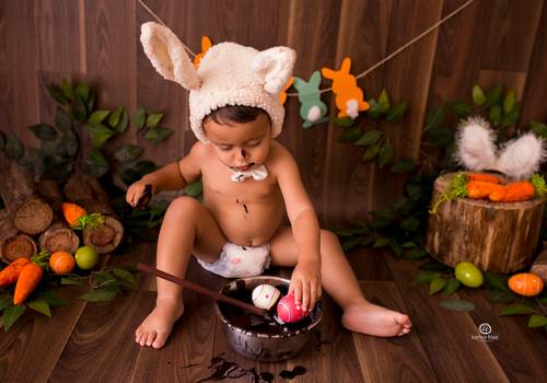 Infantil de Ensaio Páscoa Pedro Henrique